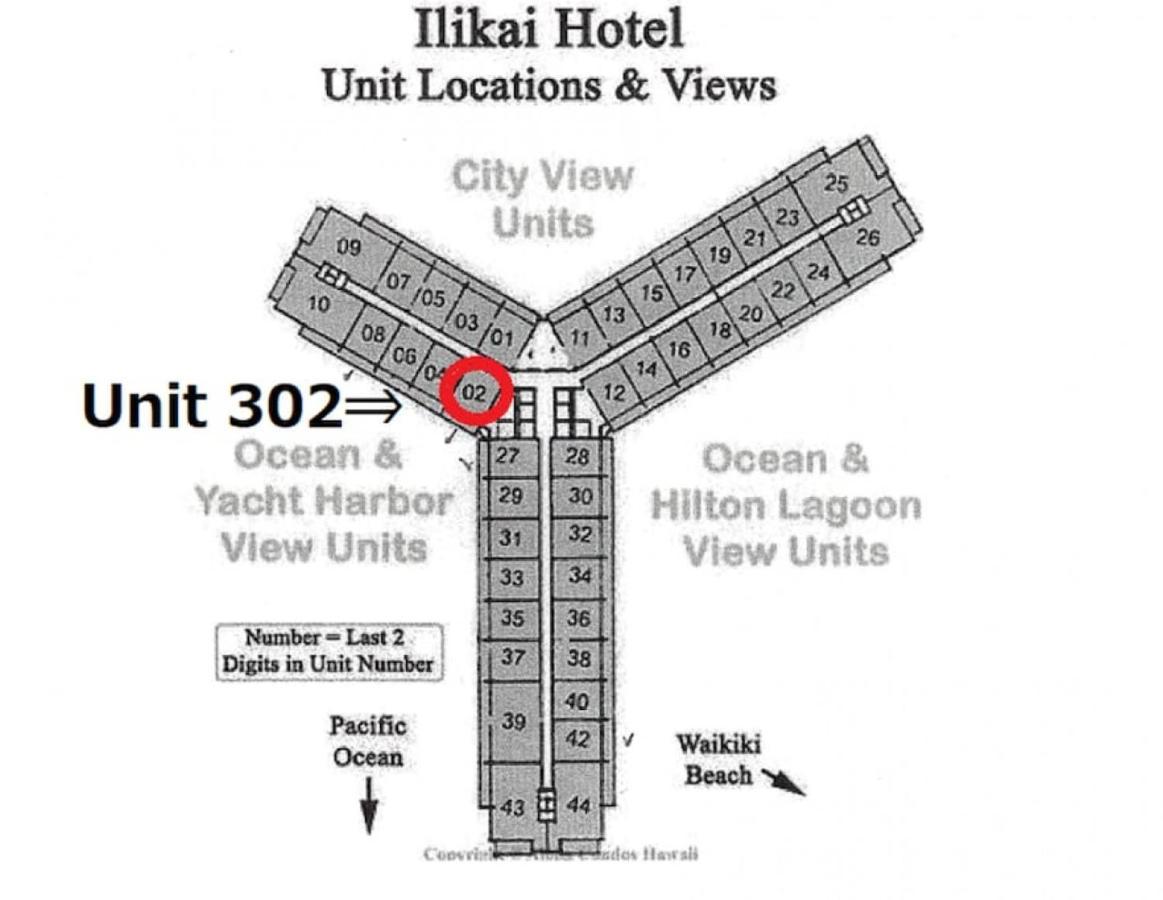 Ilikai Apt 302 - Spacious Studio With Stunning Ocean & Harbor Views Honolulu Exterior photo